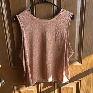 Burnt Orange Sleeveless Top